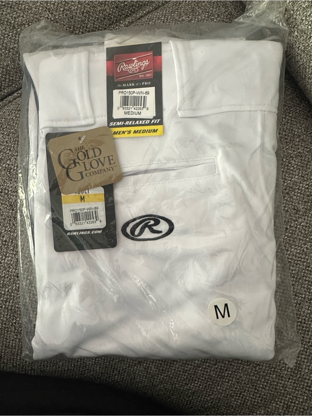 Rawlings PRO150P White Navy Piped Baseball Pants NWT Men’s Medium